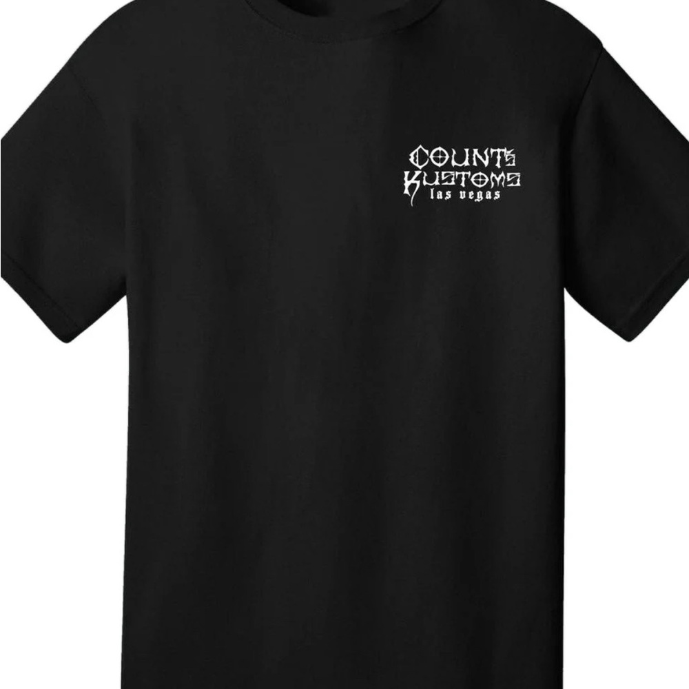 New Counts Kustoms Official License T-shirt  Unisex Size Large .